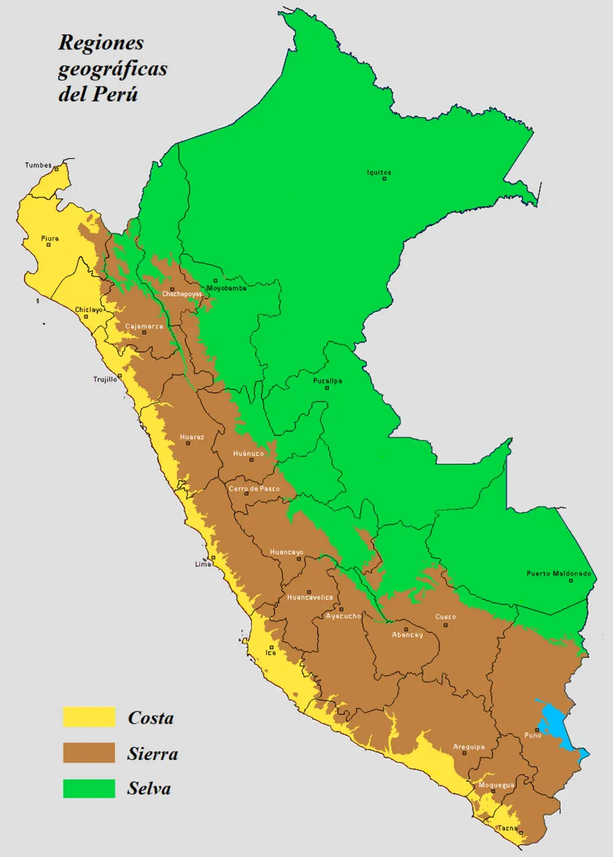 Mapa de regiones